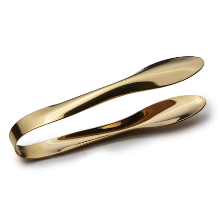 Bon Chef Ez Use Banquet Serving Tongs W/Hollow Cool Handle 9-1/4" - Gold 9461G